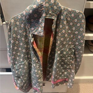 Chic Floral Women's Blazer